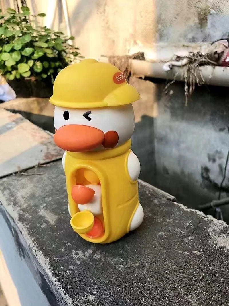 Children’s spinning bath toys set with duck and elephant design for fun water play and sensory learning.